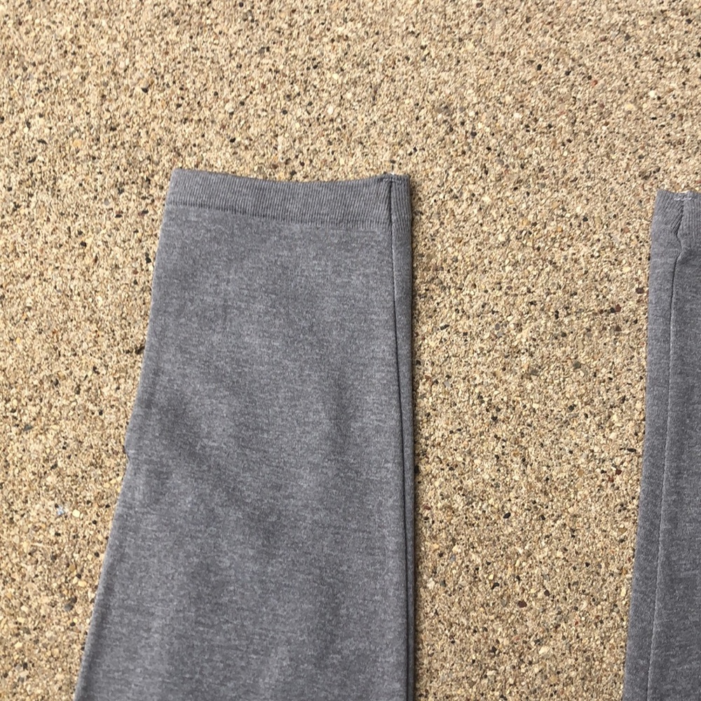 NWT fleece lined gray leggings M/L - Picture 4 of 4